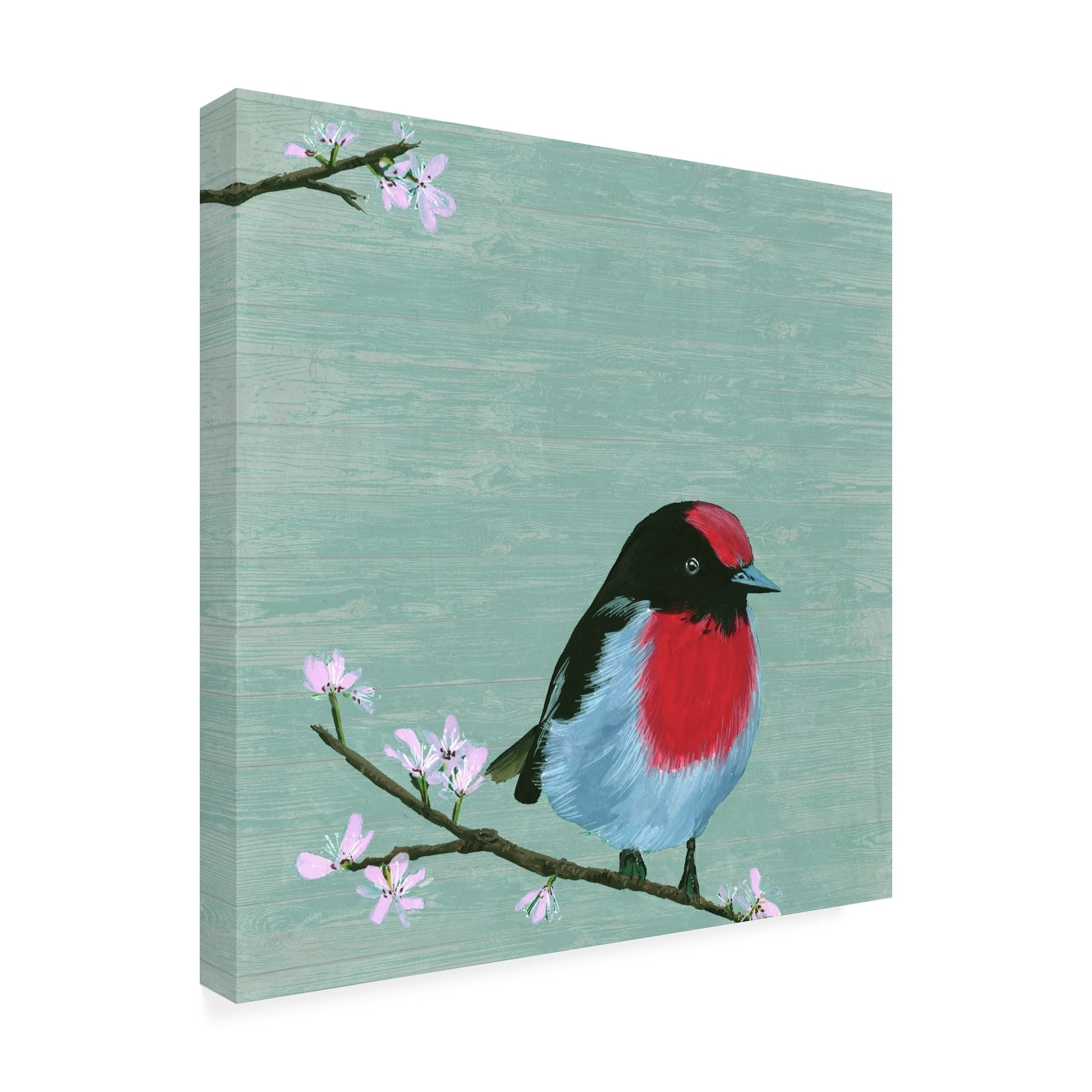 Melissa Wang 'Bird & Blossoms Iv' Canvas Art - Bed Bath & Beyond - 26261644