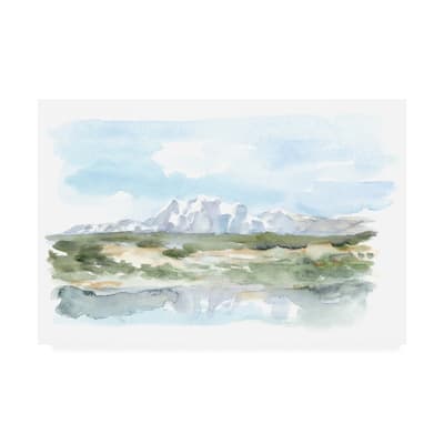 Ethan Harper 'Mountain Watercolor Ii' Canvas Art