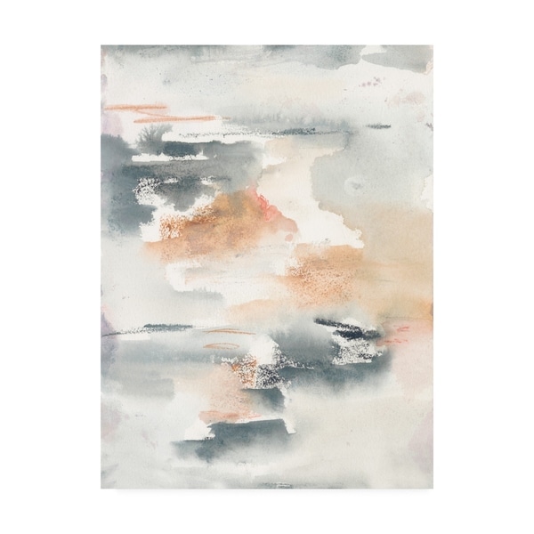 Joyce Combs 'Lily Pad Impressions Ii' Canvas Art