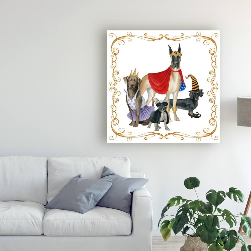 Grace Popp 'Halloween I' Canvas Art