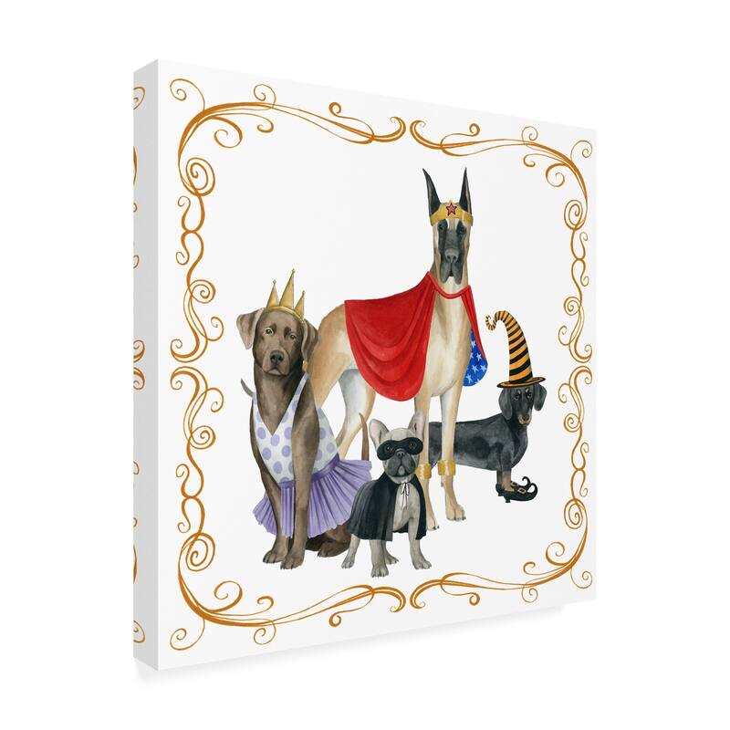 Grace Popp 'Halloween I' Canvas Art