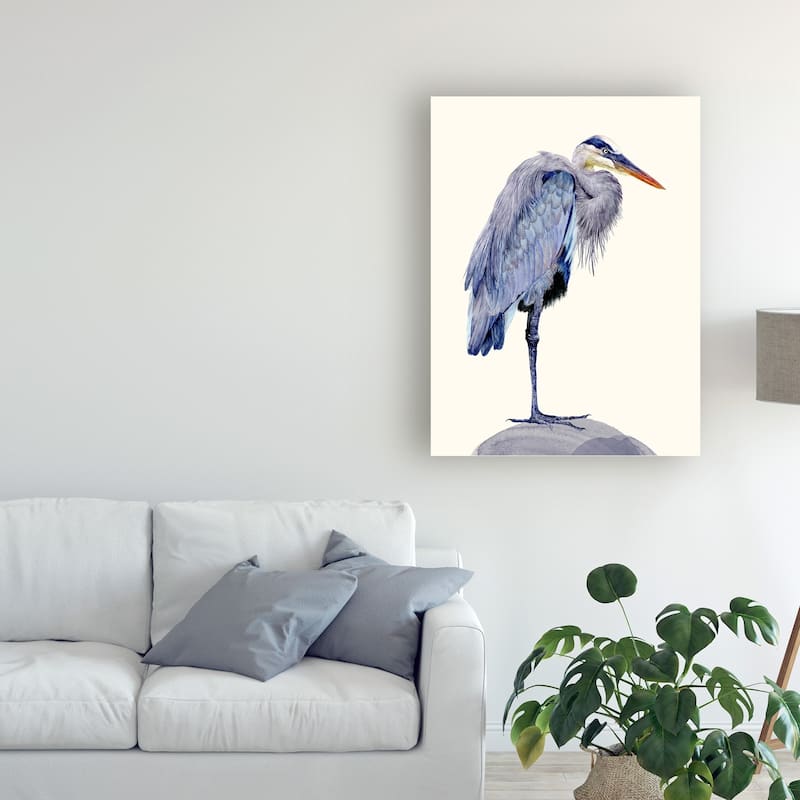 Melissa Wang 'Heron Study Ii' Canvas Art - Bed Bath & Beyond - 26262223