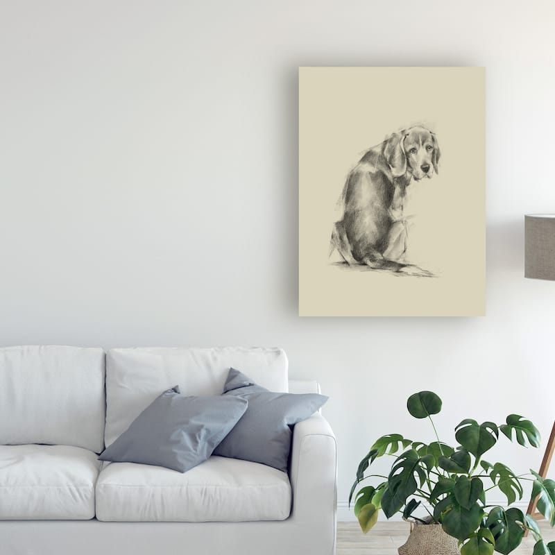 Ethan Harper 'Puppy Dog Eyes I' Canvas Art