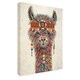 preview thumbnail 2 of 2, Porch & Den Carolee Vitaletti 'Hippie Llama II' Canvas Art