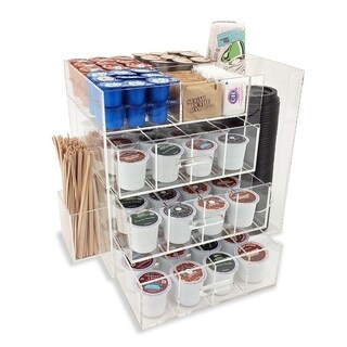 Shop Ondisplay Acrylic Coffee Station With Drawers For Keurig K