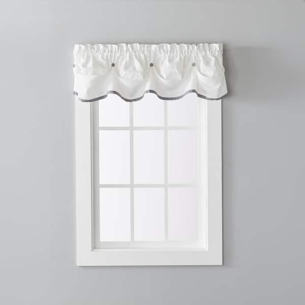 Shop Skl Home Manor 13 Inch Valance In Dove Gray Free Shipping