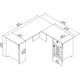 preview thumbnail 6 of 5, Bush Furniture Salinas L Shaped Desk with Storage in Cape Cod Gray