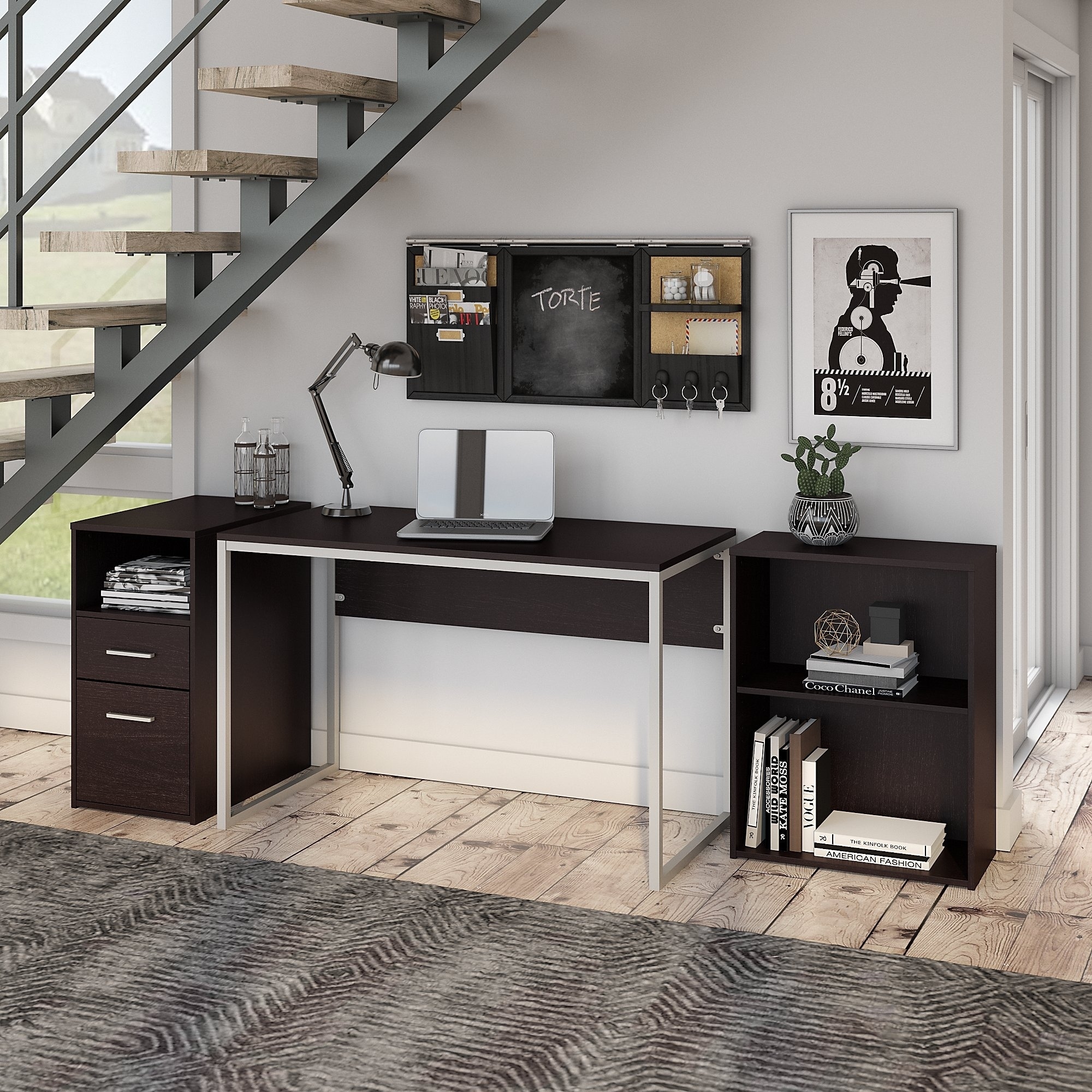 Shop Copper Grove Blagoevgrad Computer Desk With File Cabinet And
