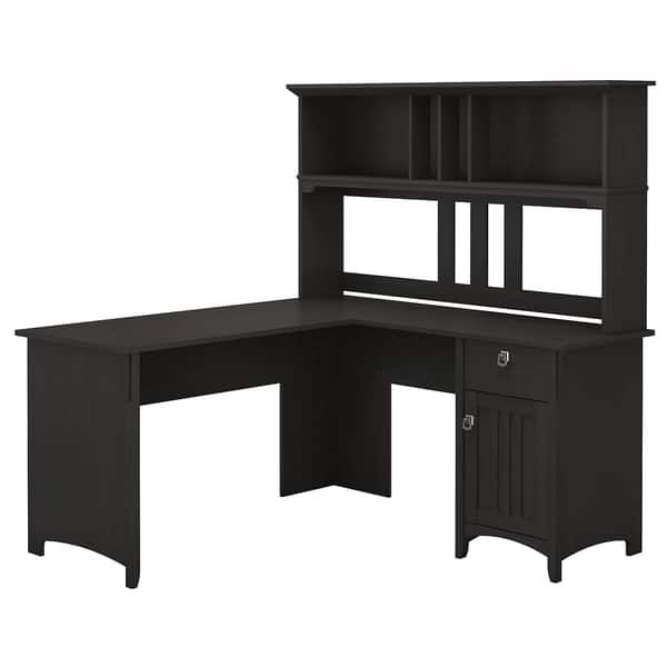 Shop The Gray Barn Ermine 60 Inch L Shaped Desk With Hutch In