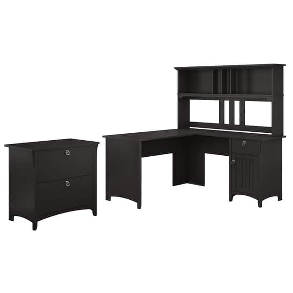 Shop The Gray Barn Ermine 60 Inch L Shaped Desk With Hutch And