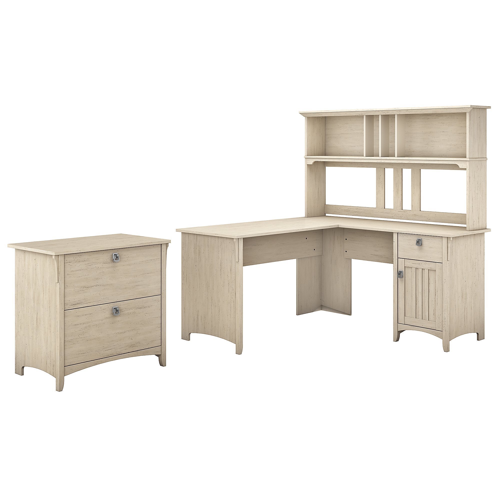 Shop The Gray Barn Ermine 60 Inch L Shaped Desk With Hutch And
