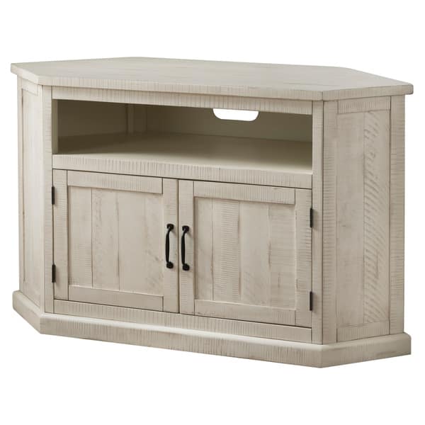 Shop The Gray Barn Danebury Rustic 50 Inch Solid Wood Corner Tv