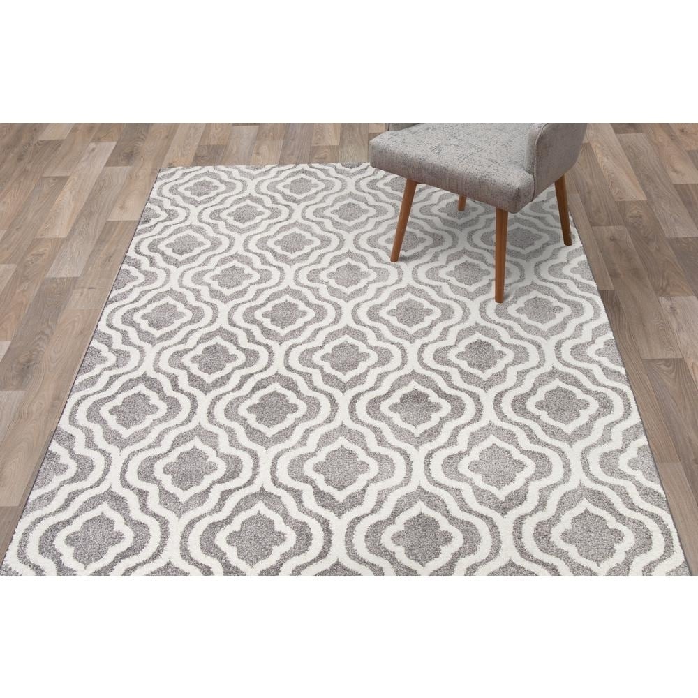 Concord Global Charlotte Crystal Gray Area Rug 7 10 X 9 Concord Global Charlotte Crystal