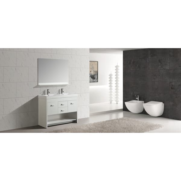 Shop Design Element Citrus 48 Double Sink Vanity Set In