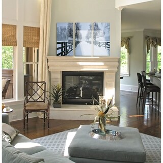 Snowy Road II-A Premium Multi Piece Art available in 3 sizes