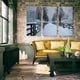 preview thumbnail 8 of 7, Snowy Road II-A Premium Multi Piece Art available in 3 sizes