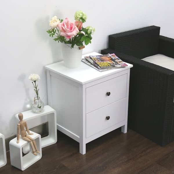 Shop Kinbor Nightstand Wood Accent Table Side End Table For