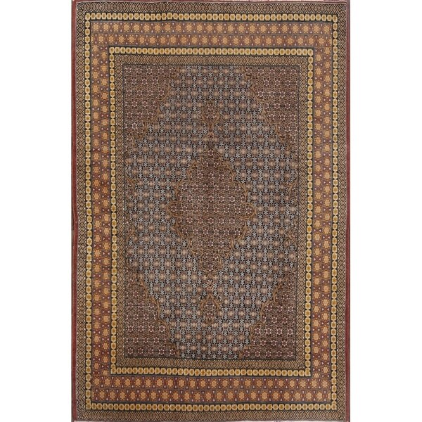 Vintage Kerman Traditional Hand Made Wool Persian Area Rug - 7'0" x 4'7"