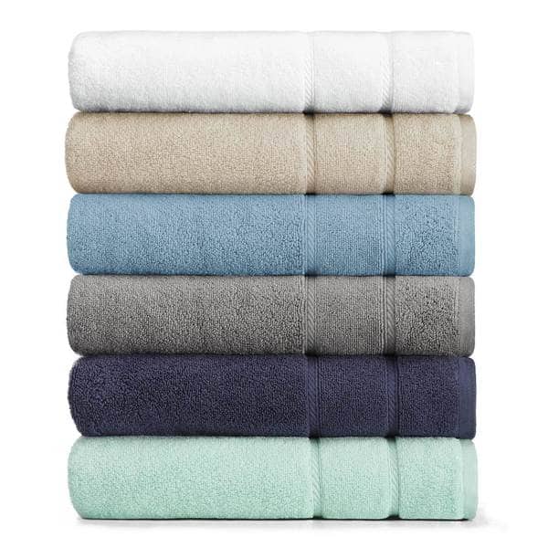 Peacock Alley Nantucket 6 PC Towel Set - Pearl - Bay Home and Linens