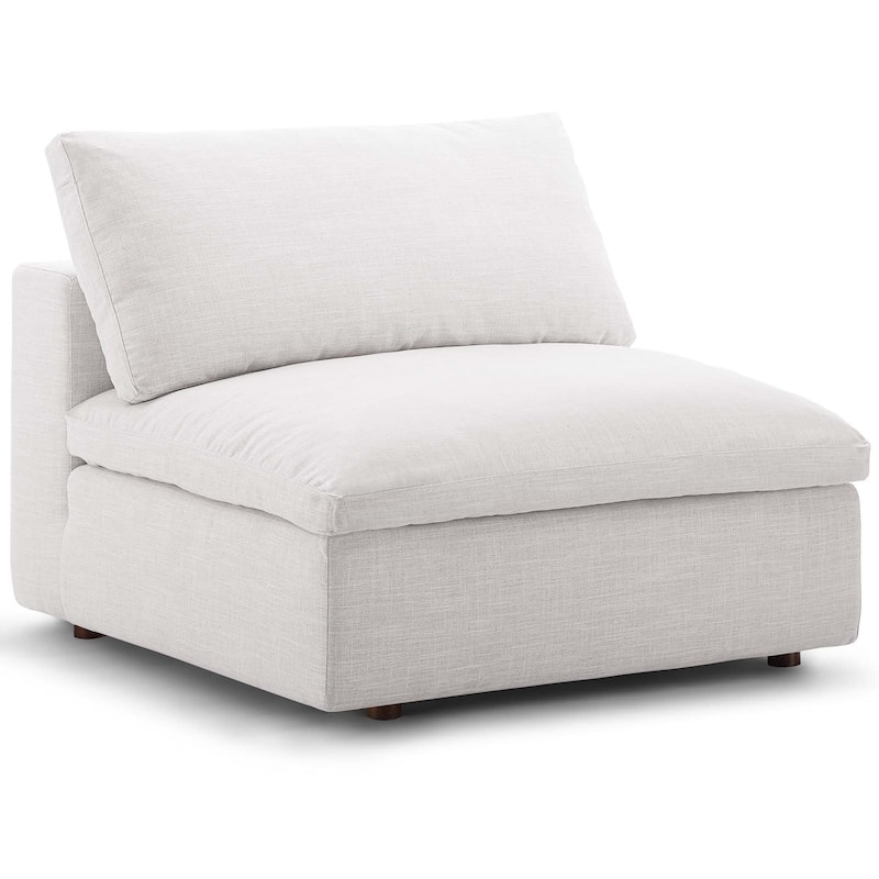 Copper Grove Hrazdan Down-filled Over-stuffed Armless Chair - Beige