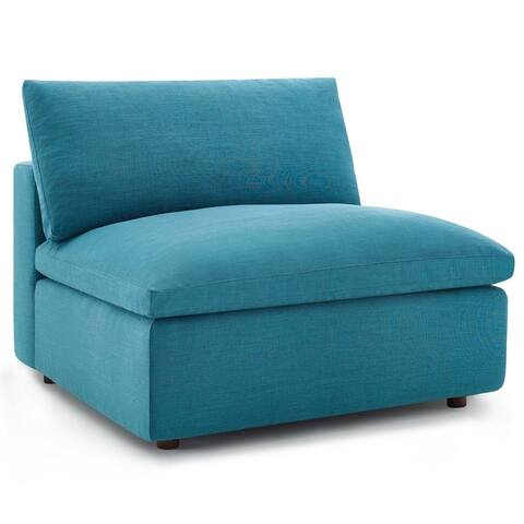 Copper Grove Hrazdan Down-filled Over-stuffed Armless Chair