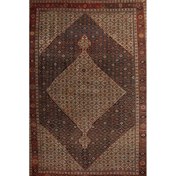 Antique Bidjar Hand Made Persian Traditional Area Rug Antique Bidjar Hand Made Persian Traditional Area Rug