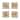 Porch & Den Kalama Farida Zaman 'Southwestern Vibes on Walnut' Canvas Art (Set of 4)