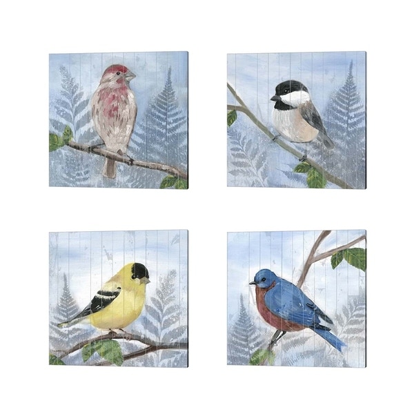 Alicia Ludwig 'Eastern Songbird' Canvas Art (Set of 4)