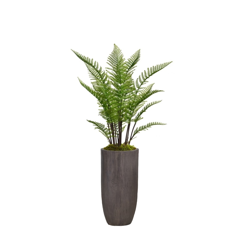 Sullivans Artificial Plump & Full Fern Stem 20.5H Green