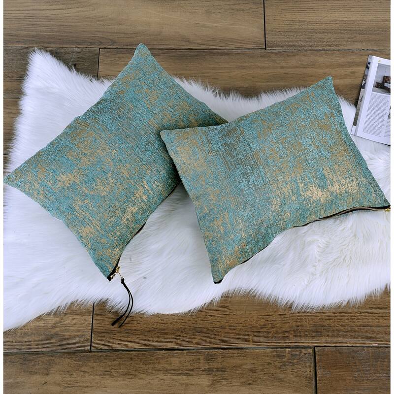 Peralta 2-pc. Jacquard Chenille Zipper Lumbar Pillow Set, NO INSERT