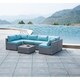 BroyerK 7 piece Sectional Patio Outdoor Furniture Set - Thumbnail 3