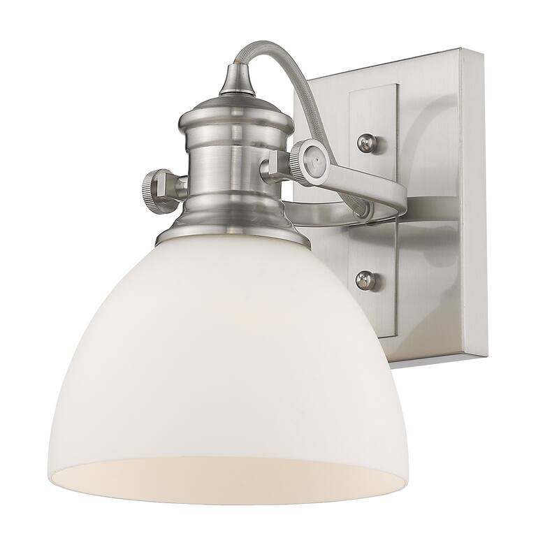 Carbon Loft Barton 1-light Semi-flush in Pewter