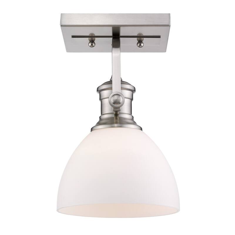 Carbon Loft Barton 1-light Semi-flush in Pewter