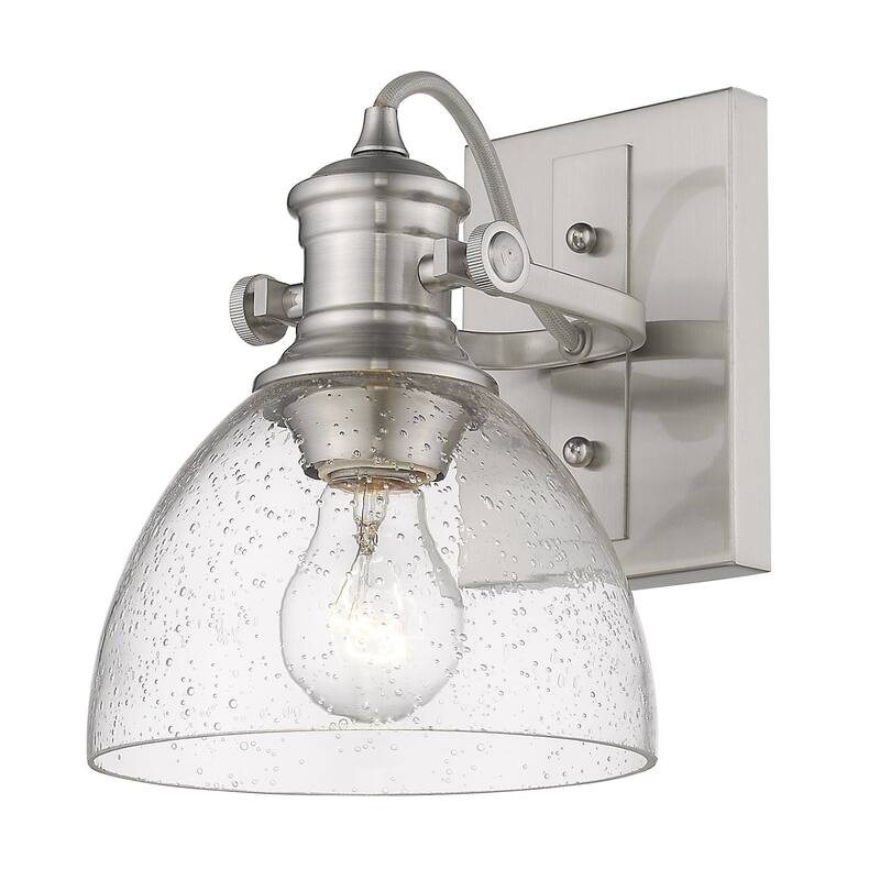 Carbon Loft Barton 1-light Semi-flush in Pewter