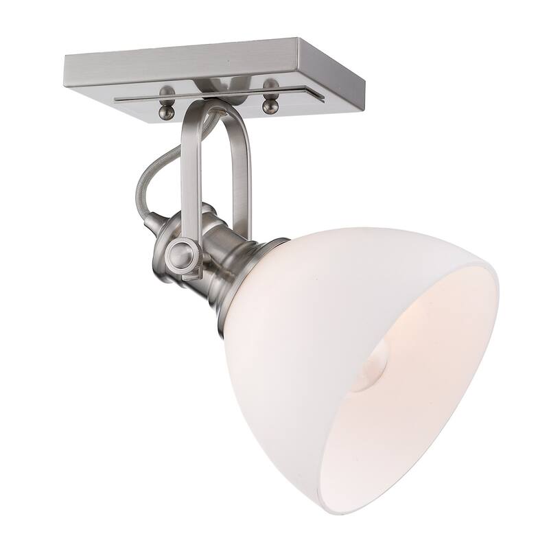Carbon Loft Barton 1-light Semi-flush in Pewter