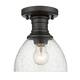 Option black with seeded glass