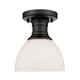 Option black with opal glass