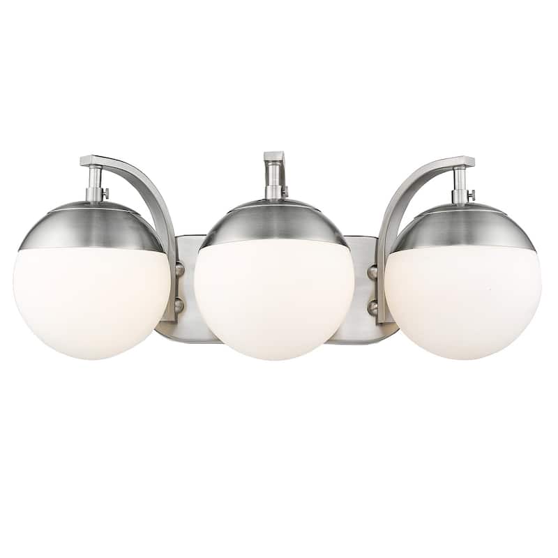 Carbon Loft Barton 3-light Opal Glass Bath Vanity