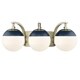 preview thumbnail 11 of 58, Carbon Loft Barton 3-light Opal Glass Bath Vanity