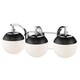 preview thumbnail 33 of 58, Carbon Loft Barton 3-light Opal Glass Bath Vanity