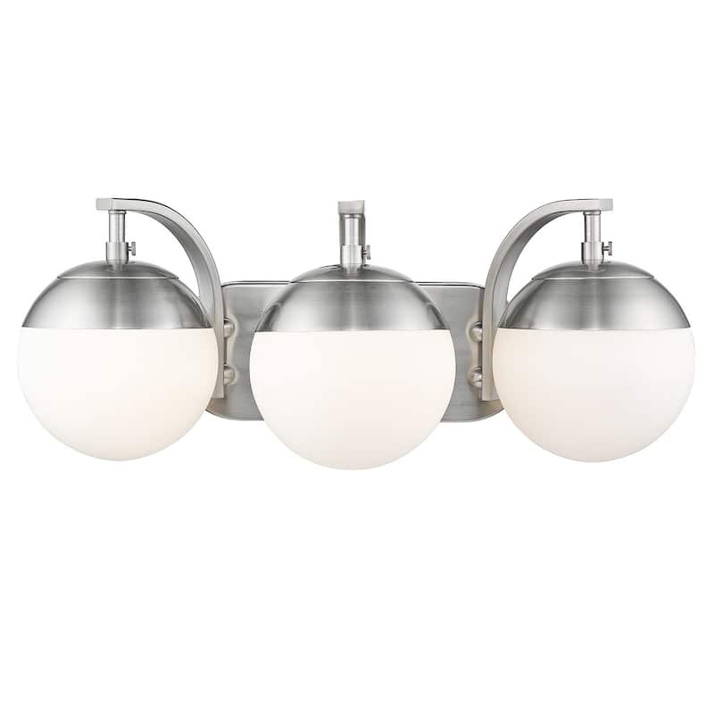 Carbon Loft Barton 3-light Opal Glass Bath Vanity