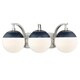 preview thumbnail 49 of 58, Carbon Loft Barton 3-light Opal Glass Bath Vanity