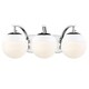 preview thumbnail 43 of 58, Carbon Loft Barton 3-light Opal Glass Bath Vanity