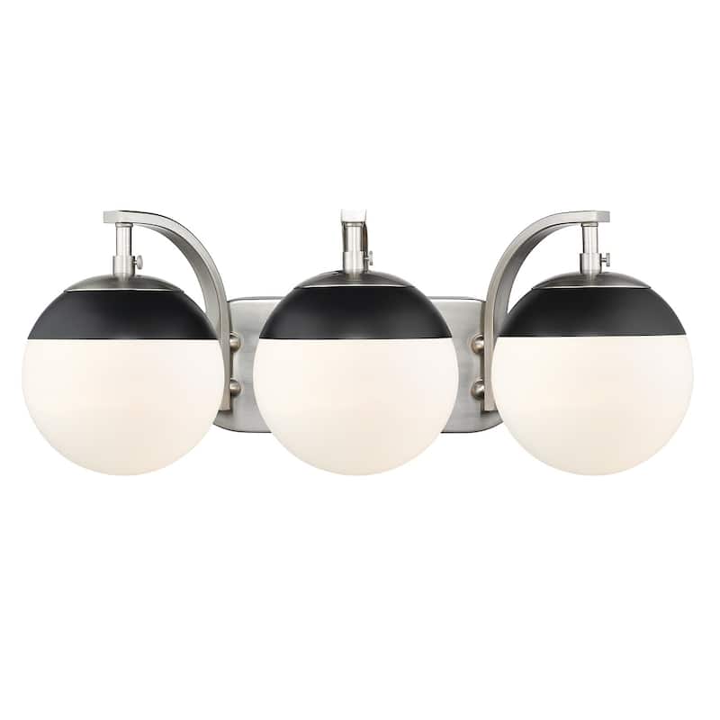 Carbon Loft Barton 3-light Opal Glass Bath Vanity