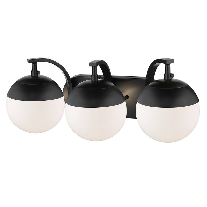 Carbon Loft Barton 3-light Opal Glass Bath Vanity