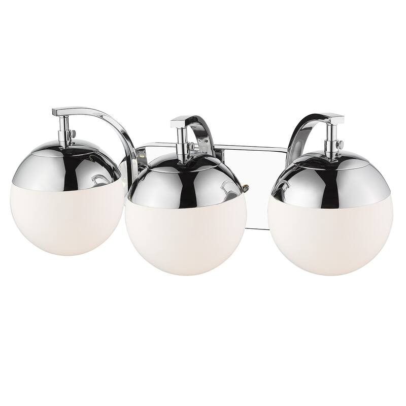 Carbon Loft Barton 3-light Opal Glass Bath Vanity