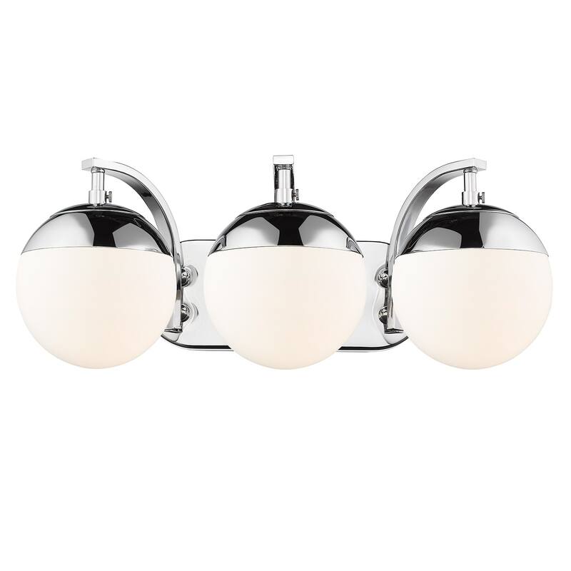 Carbon Loft Barton 3-light Opal Glass Bath Vanity