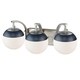 preview thumbnail 51 of 58, Carbon Loft Barton 3-light Opal Glass Bath Vanity