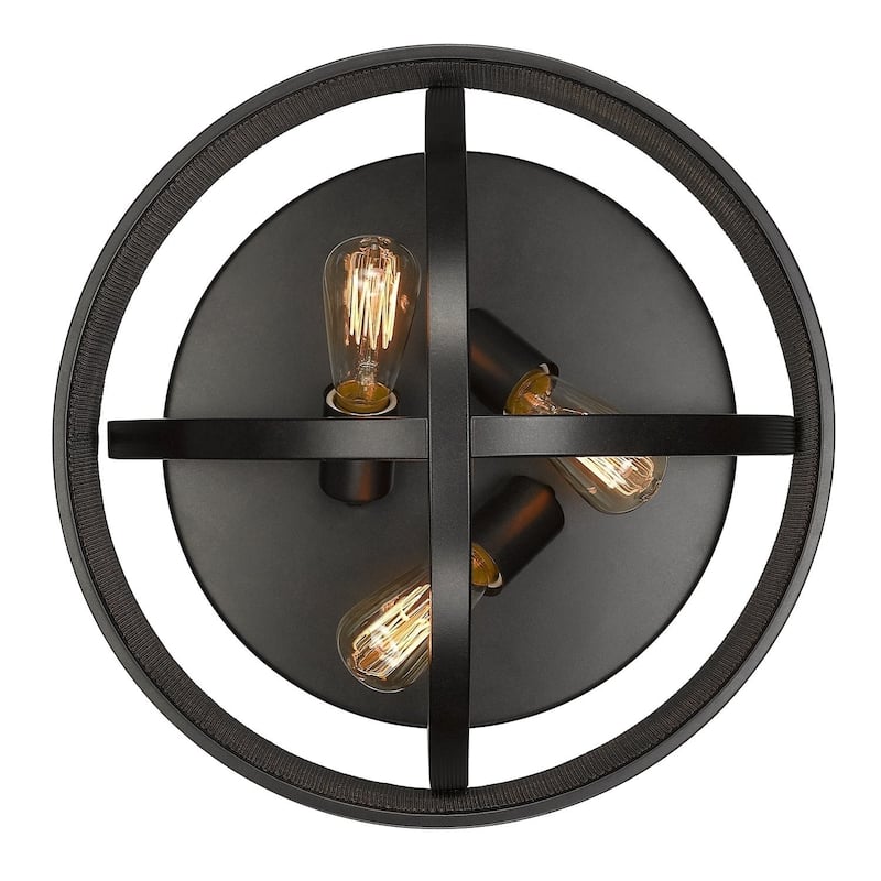 Carbon Loft Barton Industrial Flush Mount