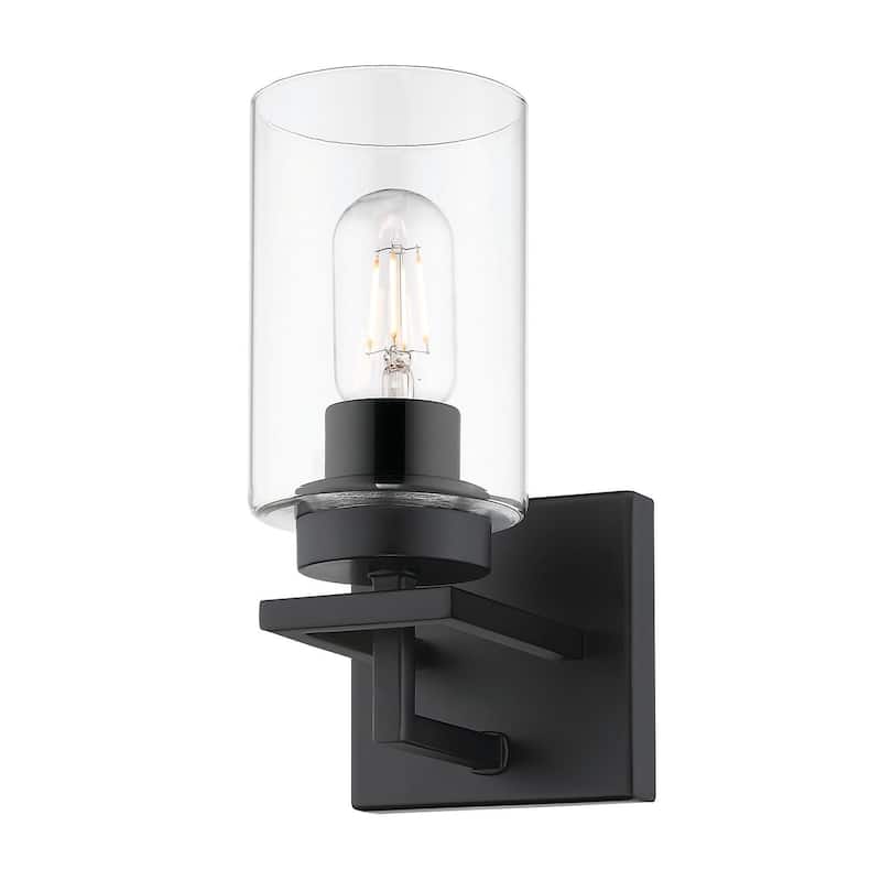 Strick & Bolton Norwood 1-light Bath Vanity - black with black